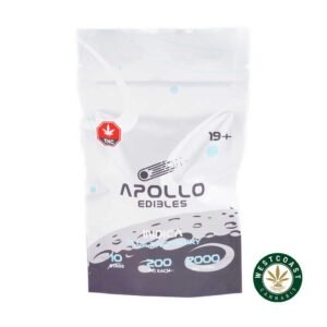 Apollo Edibles – Blue Raspberry Shooting Stars 2000mg THC Indica