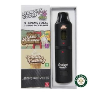 Straight Goods – Triple Chamber Vape – Cali S’mores + Vanilla Frosting + AMG (3 Grams + 3 Grams + 3 Gram)