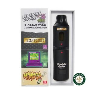 Straight Goods – Triple Chamber Vape – Tom Ford + Purple Mac + Mimosa (3 Grams + 3 Grams + 3 Gram)