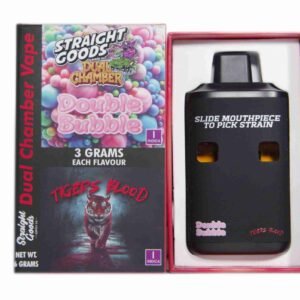 Straight Goods – Dual Chamber Vape –  Double Bubble + Tigers Blood (3 Grams + 3 Grams)