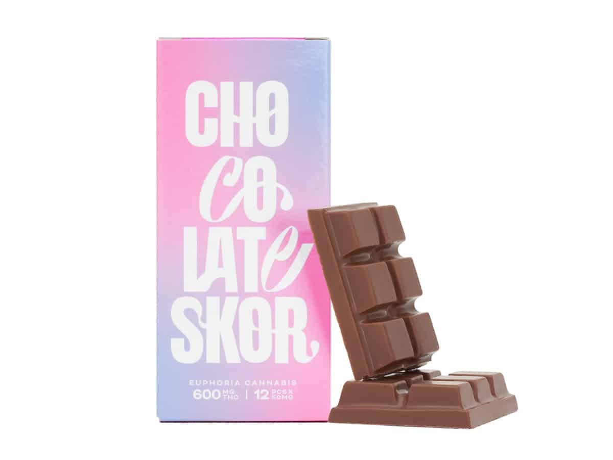 Euphoria Cannabis – Chocolate Skor THC 600MG